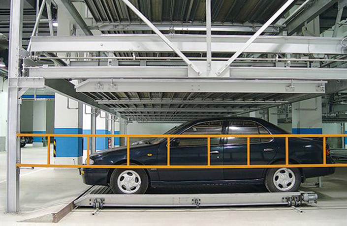 地下停車場三層機(jī)械車庫-升降橫移式